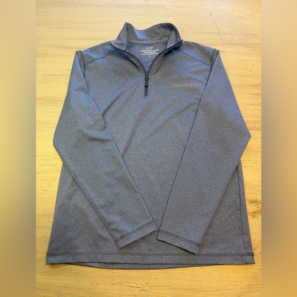 Vineyard Vines Heathered Blue Pullover